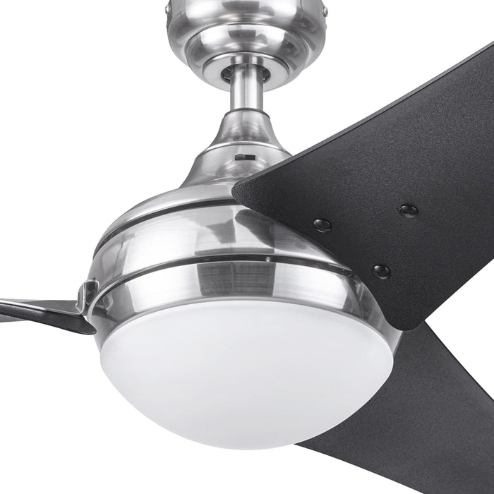 48 in. Contemporary Ceiling Fan with Light, Indoor LED Ceiling Fan with Remote Control, Bronze Reversible Fan for Summer Winter-57-ErisView