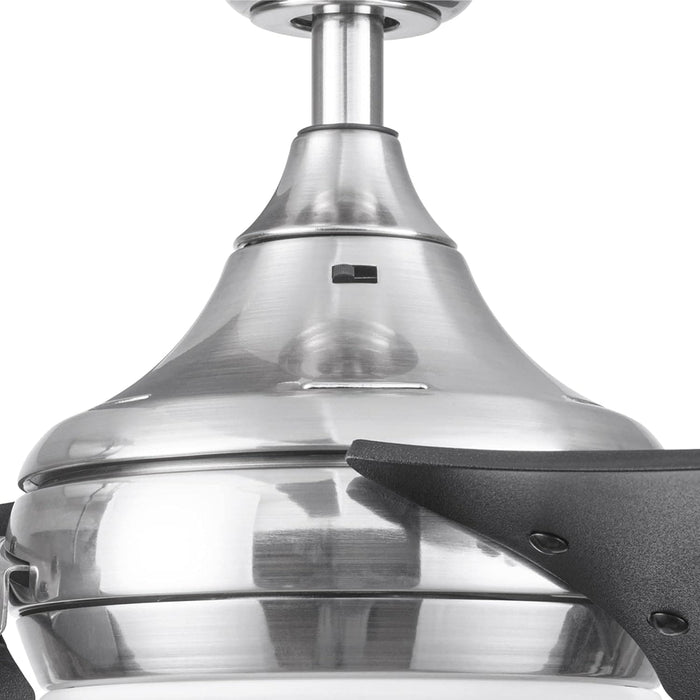 48 in. Contemporary Ceiling Fan with Light, Indoor LED Ceiling Fan with Remote Control, Bronze Reversible Fan for Summer Winter-59-ErisView