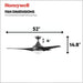 48 in. Contemporary Ceiling Fan with Light, Indoor LED Ceiling Fan with Remote Control, Bronze Reversible Fan for Summer Winter-72-ErisView