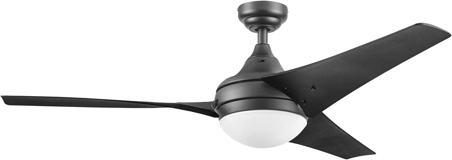 48 in. Contemporary Ceiling Fan with Light, Indoor LED Ceiling Fan with Remote Control, Bronze Reversible Fan for Summer Winter-77-ErisView