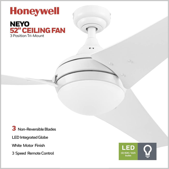 48 in. Contemporary Ceiling Fan with Light, Indoor LED Ceiling Fan with Remote Control, Bronze Reversible Fan for Summer Winter-79-ErisView