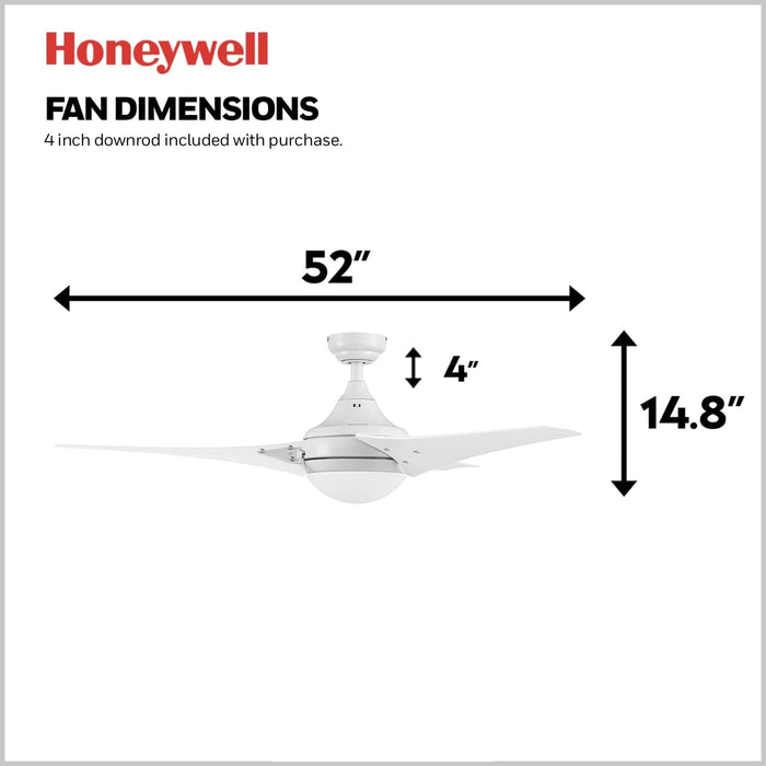 48 in. Contemporary Ceiling Fan with Light, Indoor LED Ceiling Fan with Remote Control, Bronze Reversible Fan for Summer Winter-81-ErisView