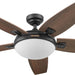 48 in. Contemporary Ceiling Fan with Light, Indoor LED Ceiling Fan with Remote Control, Bronze Reversible Fan for Summer Winter-1-ErisView