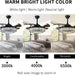 48 in. Contemporary Ceiling Fan with Light, Modern Ceiling Fan with Remote, Quiet Ceiling Fan for Bedroom, Retractable Blade Ceiling Fan for Summer Winter -7-ErisView
