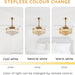 48 in. Crystal Ceiling Fan with Light and Remote Modern Dimmable Fandelier for Bedroom invisible Retractable Chandelier Fan Gold for Living Room Fan-4-ErisView