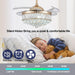 48 in. Dimmable Gold Fandelier for Bedroom, Crystal Chandeliers LED Ceiling Fan with Lights and Remote for Dining Room Living Room-3-ErisView