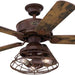 48 in. Indoor Dimmable Caged Ceiling Fan with LED Light Kit and Remote Control-1-ErisView