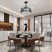 48 in. Luxury Crystal Ceiling Fan Chandelier with Light and Remote, Modern Ceiling Fan without Blades for Living Room Dining Room Foyer Hotel-12-ErisView