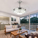 48 in. Modern Crystal Ceiling Fan with Light Remote, Retractable LED Ceiling Fan Chandelier for Living Room Bedroom, Dining Room-3-ErisView