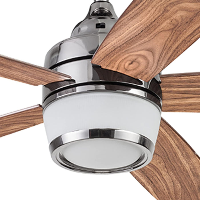 48 in. Modern Fan with Light, Indoor LED Ceiling Fan with Light, Remote Control, Reversible Fan for Summer Winter, Metal Blade Fan-12-ErisView