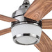 48 in. Modern Fan with Light, Indoor LED Ceiling Fan with Light, Remote Control, Reversible Fan for Summer Winter, Metal Blade Fan-12-ErisView