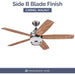 48 in. Modern Fan with Light, Indoor LED Ceiling Fan with Light, Remote Control, Reversible Fan for Summer Winter, Metal Blade Fan-7-ErisView