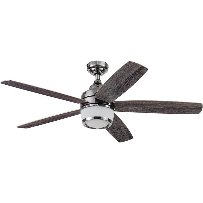 48 in. Modern Fan with Light, Indoor LED Ceiling Fan with Light, Remote Control, Reversible Fan for Summer Winter, Metal Blade Fan-1-ErisView