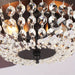 48 in. Modern Flush Mount Ceiling Fan with Light Kit Remote, 5-Blade Ceiling Fan with Crystal Shade-ErisView