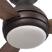 48 in. Modern LED Flush Mount Ceiling Fan with Remote, 3-Blade Reversible Ceiling Fan-ErisView