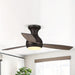 48 in. Modern LED Flush Mount Ceiling Fan with Remote, 3-Blade Reversible Ceiling Fan-ErisView