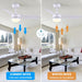 48 in. Modern White Ceiling Fan with Lights Remote, Reversible Dimmable Quiet Ceiling Fans for Bedroom Living Room Dining Room Patio-21-ErisView