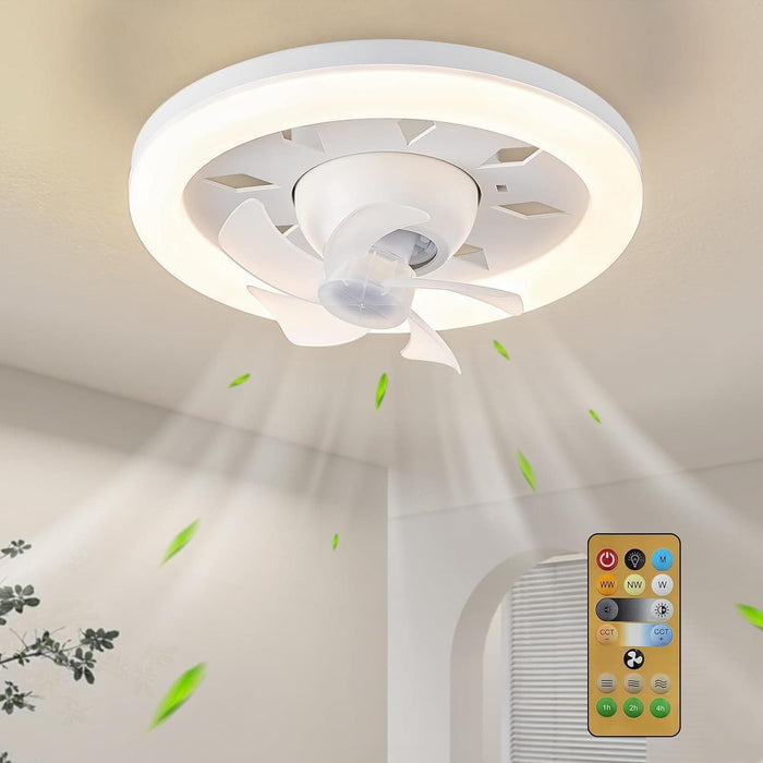 48 in. Retractable Caged Ceiling Fan with Light and Remote Control, Reverse Industrial Fandelier Chandelier for Bedroom Living Room Dining Room-10-ErisView