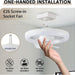 48 in. Retractable Caged Ceiling Fan with Light and Remote Control, Reverse Industrial Fandelier Chandelier for Bedroom Living Room Dining Room-11-ErisView
