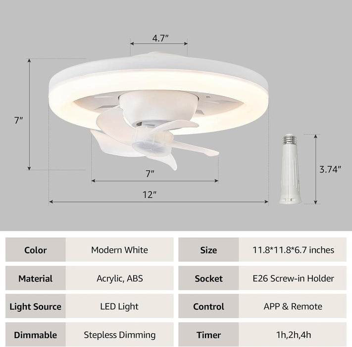 48 in. Retractable Caged Ceiling Fan with Light and Remote Control, Reverse Industrial Fandelier Chandelier for Bedroom Living Room Dining Room-14-ErisView