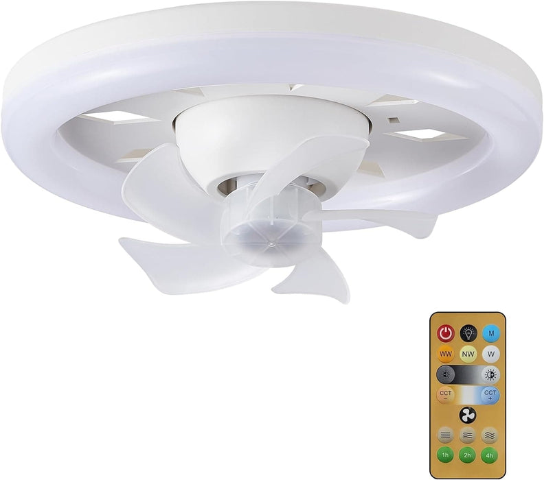 48 in. Retractable Caged Ceiling Fan with Light and Remote Control, Reverse Industrial Fandelier Chandelier for Bedroom Living Room Dining Room-17-ErisView