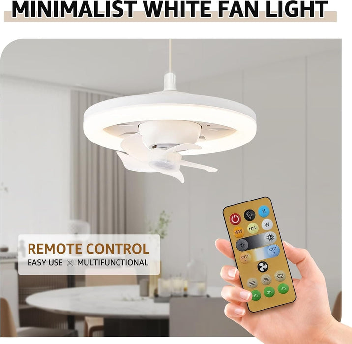 48 in. Retractable Caged Ceiling Fan with Light and Remote Control, Reverse Industrial Fandelier Chandelier for Bedroom Living Room Dining Room-18-ErisView