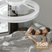 48 in. Retractable Caged Ceiling Fan with Light and Remote Control, Reverse Industrial Fandelier Chandelier for Bedroom Living Room Dining Room-23-ErisView