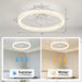48 in. Retractable Caged Ceiling Fan with Light and Remote Control, Reverse Industrial Fandelier Chandelier for Bedroom Living Room Dining Room-25-ErisView