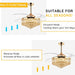 48 in. Retractable Crystal Ceiling Fan with Lights and Remote APP Control, Smart Modern Gold Ceiling Fan Chandelier for Living Room Dining Room Bedroom-4-ErisView