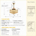 48 in. Retractable Crystal Ceiling Fan with Lights and Remote APP Control, Smart Modern Gold Ceiling Fan Chandelier for Living Room Dining Room Bedroom-6-ErisView