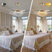 48 in. Retractable Crystal Ceiling Fan with Lights and Remote APP Control, Smart Modern Gold Ceiling Fan Chandelier for Living Room Dining Room Bedroom-7-ErisView