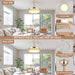 48 in. Retractable Modern Remote Control Ceiling Fan and Light, Quiet Reversible Ceiling Fan Winter Summer for Bedroom Living Room Dining Room-7-ErisView