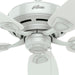 48 in. White Indoor Outdoor Ceiling Fans with Pull Chain, Exterior Ceiling Fans, Hugger Ceiling Fans-6-ErisView