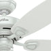 48 in. White Indoor Outdoor Ceiling Fans with Pull Chain, Exterior Ceiling Fans, Hugger Ceiling Fans-7-ErisView