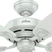 48 in. White Indoor Outdoor Ceiling Fans with Pull Chain, Exterior Ceiling Fans, Hugger Ceiling Fans-8-ErisView