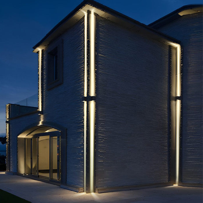Up Down Lighting LED Outdoor Waterproof Black Modern Wall Washer Light