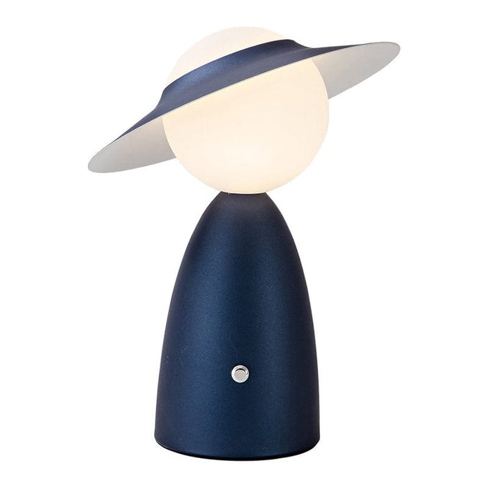 Nordic Touch Control Iron Rechargeable Bonbon Disc Table Lamp