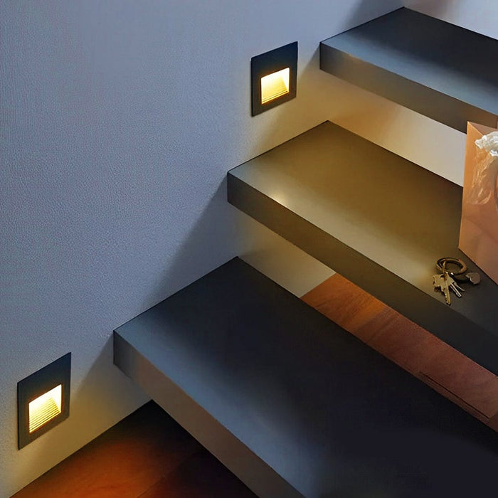 Rectangular IP65 Waterproof LED 3W Aluminum Modern Outdoor Step Lights