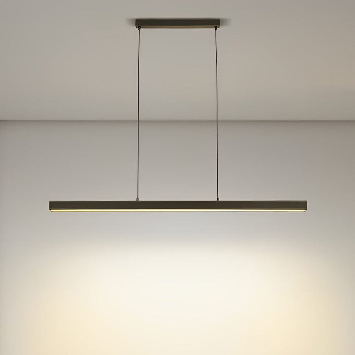 30'' Rectangular Modern Black Pendant Light Vintage Pendant Lighting