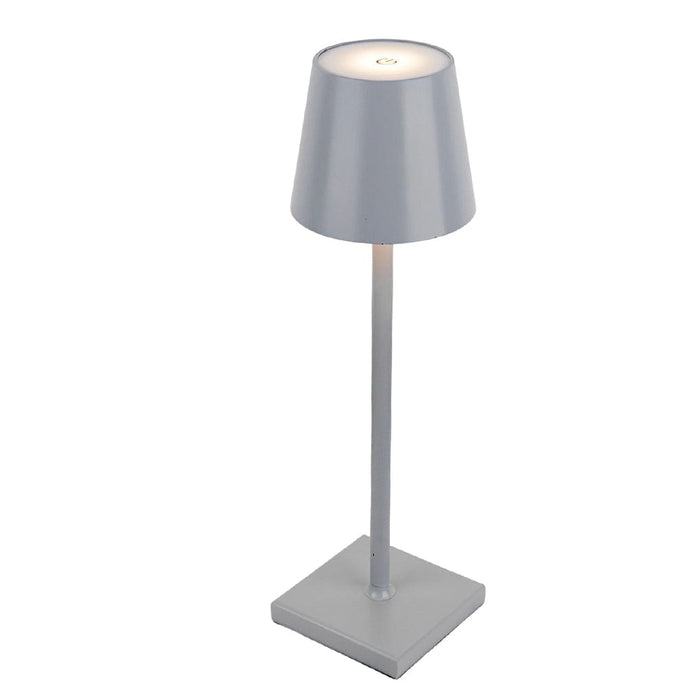 Aluminum Rechargeable Portable Touch-Control Table Lamp LED Stepless Dimming Desk Light