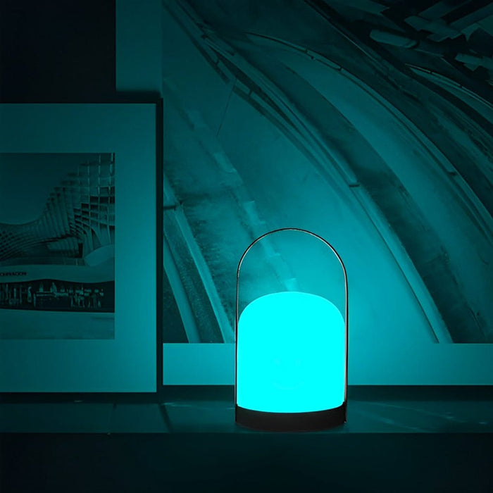 Rechargeable Portable Table Lamp With Arched Handle LED Dimmable Cordless Ambient Lighting