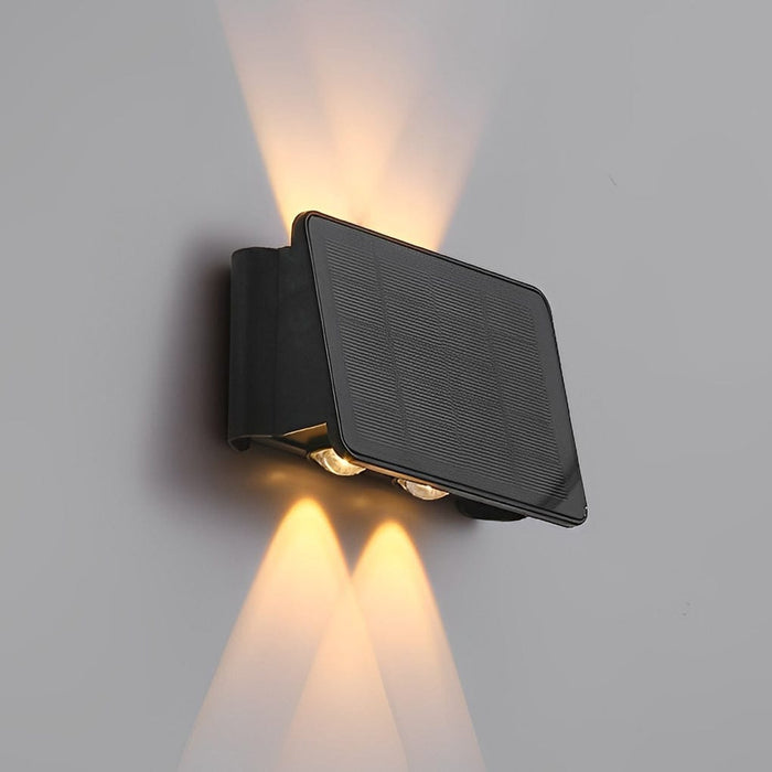 Waterproof LED Up and Down Lights Solar Wall Lamp Wall Washer Lights