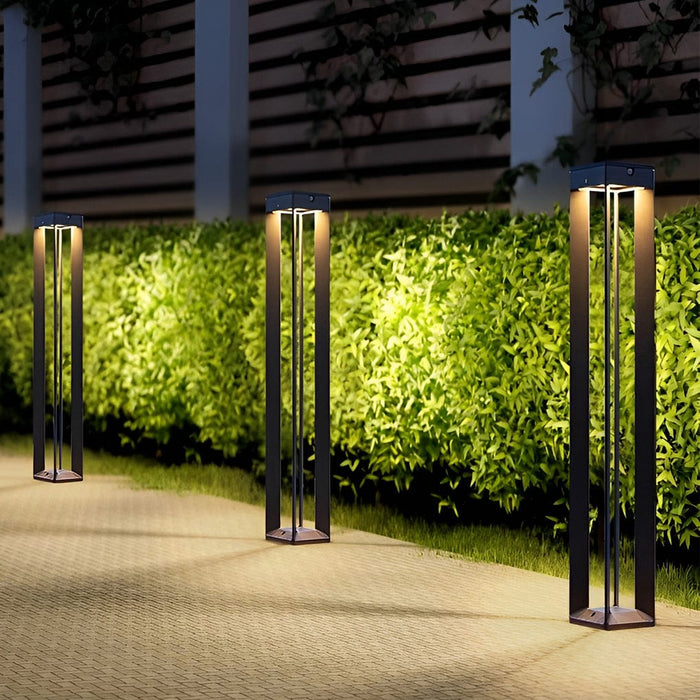 Creative Minimalist Waterproof LED Modern Solar Powered Lawn Lamp