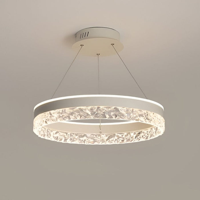 Circular Ring Three-step Dimming LED Modern Chandelier Island Lights