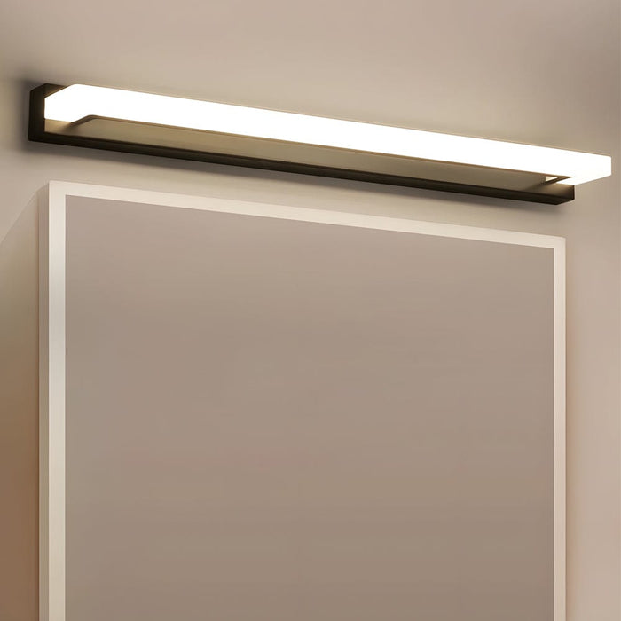 15.74'' Linear LED Vanity Light - Modern Black Bathroom Lighting Fixture