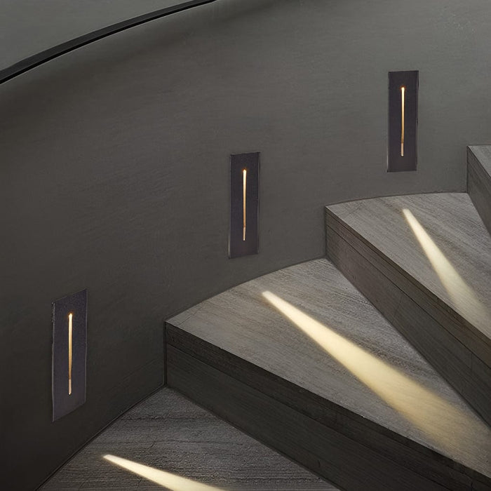 Rectangle 3W LED IP65 Waterproof Recessed Modern Stair Lights Corner Wall Lights