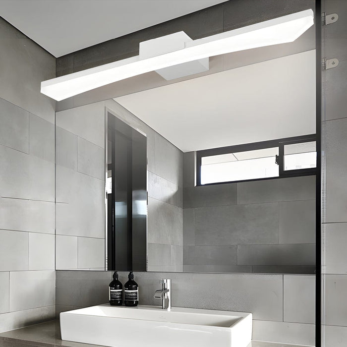 Modern Linear LED Vanity Light Bar for Bathroom - Matte Black/White