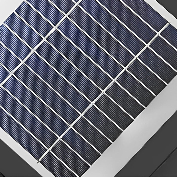 Square Round Waterproof LED Black Solar Lights Outdoor Fence Post Lamp