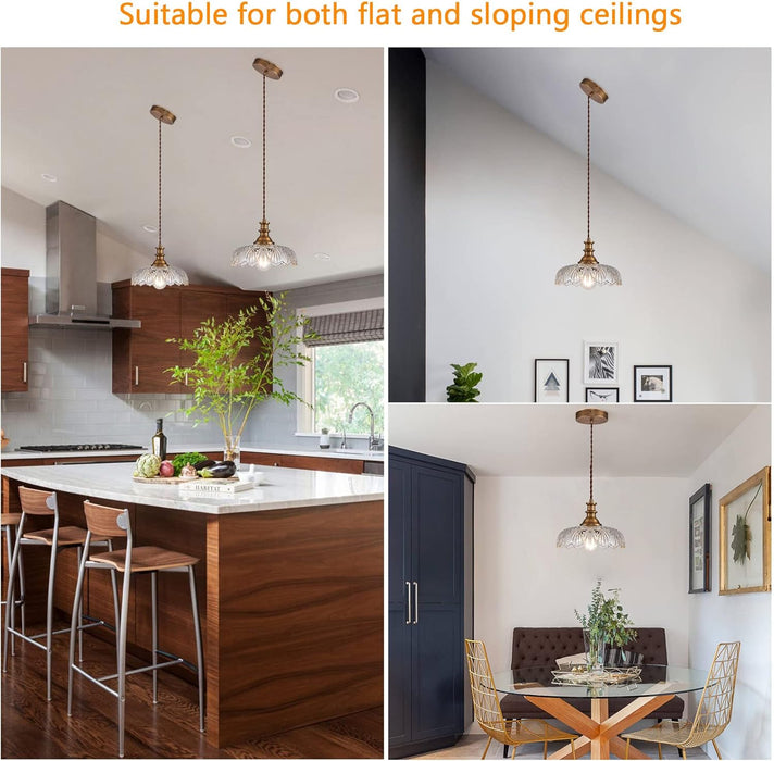 Vintage Pendant Lights Fixture Modern Pendant Lighting Fixtures Hanging Lamp for Kitchen Island Bedroom Living Room Hallway