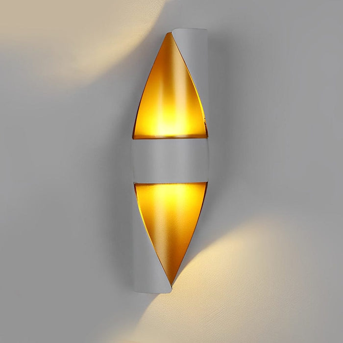Circular Waterproof Up and Down Lighting COB Modern Outdoor Wall Lights